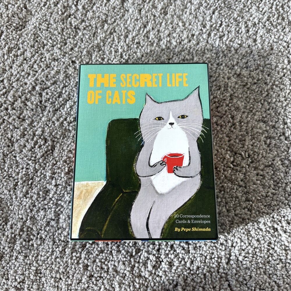 Secret Life of Cats 20 Correspondence Cards & Envelopes